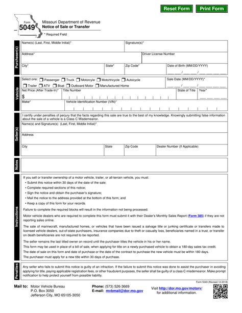 7 Things To Know About Form 5049 Missouri