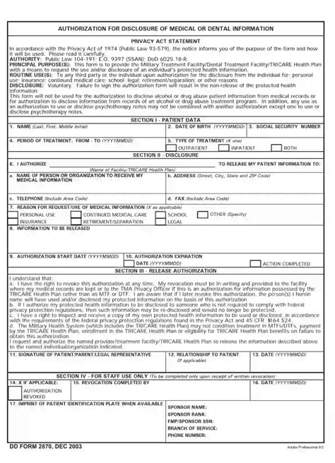 7 Tips For Filling Out Dd Form 2870 Release