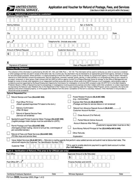 7 Tips For Filling Out Usps Ps Form 3533