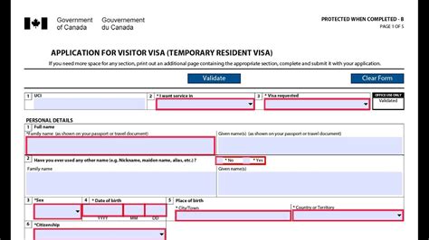 7 Tips To Fill Canadian Visa Application Form Imm 5257