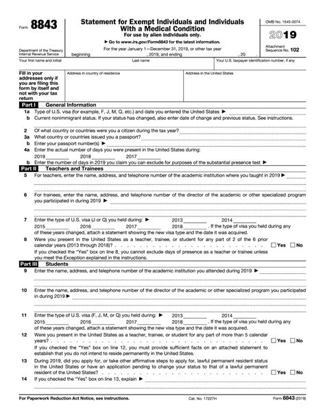 7 Tips To Fill Out Form 8843 Correctly