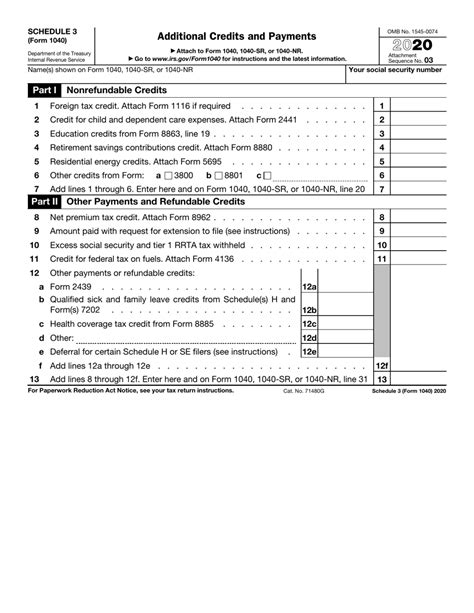 7 Tips To Master Form 1040 Schedule 3