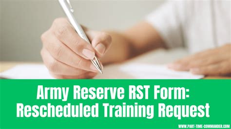 7 Ways To Complete Army Reserve Rst Form Successfully