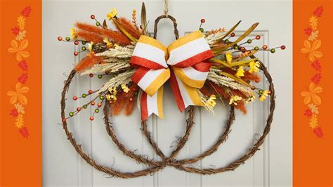 7 Ways To Create A Pumpkin Wreath With Hobby Lobby Forms