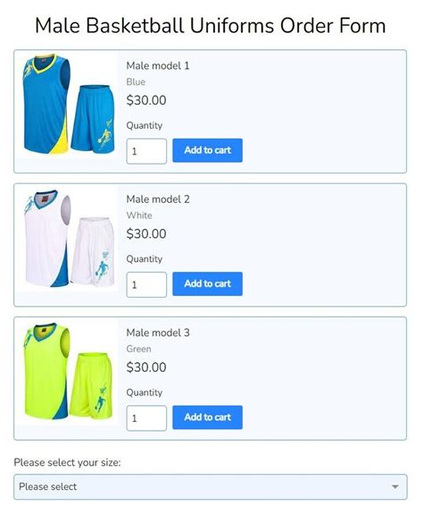 7 Ways To Create Perfect Basketball Uniform Order Form