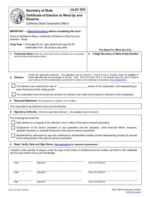 7 Ways To File Form Diss Stk In California