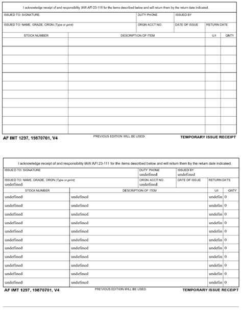 7 Ways To Fill Out Air Force Form 1297