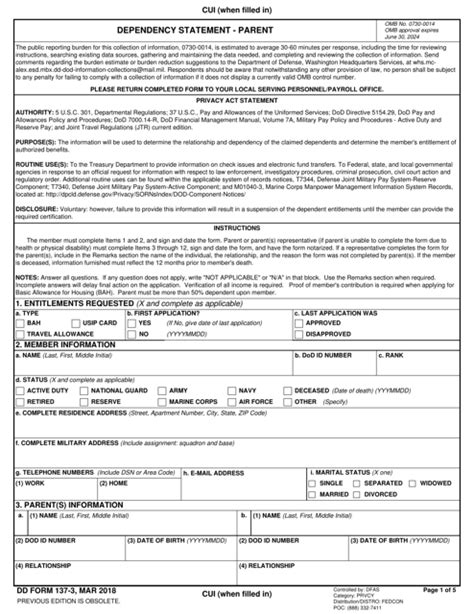 7 Ways To Fill Out Dd Form 137-3