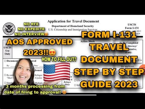 7 Ways To Fill Out Form I-131