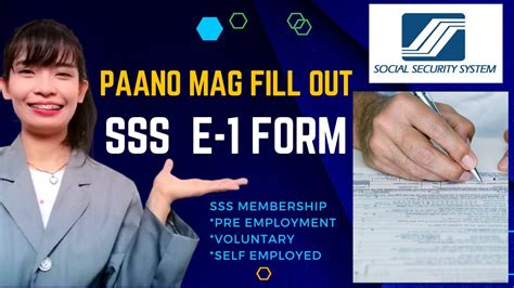 7 Ways To Fill Out Sss Form E1 Correctly