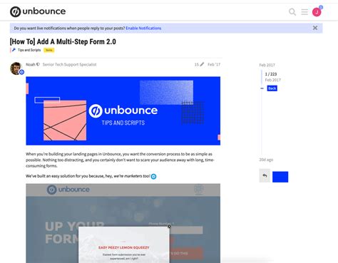 7 Ways To Optimize Unbounce Multi-Step Forms