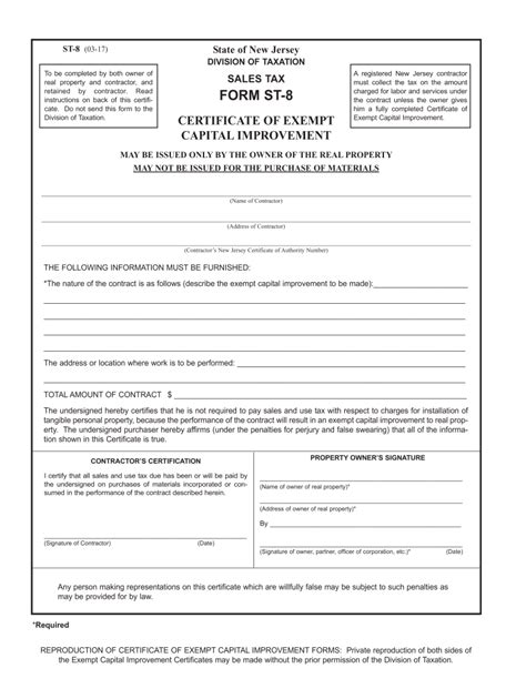 8 Steps To Complete St-8 Form Nj Correctly