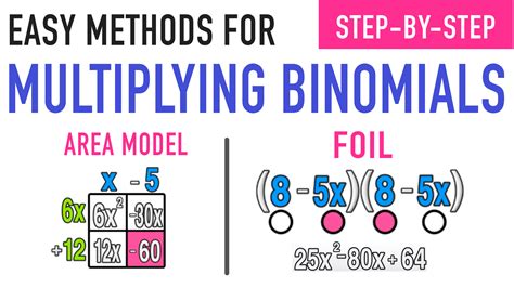 8 Ways To Master Multiplying Binomials Form G