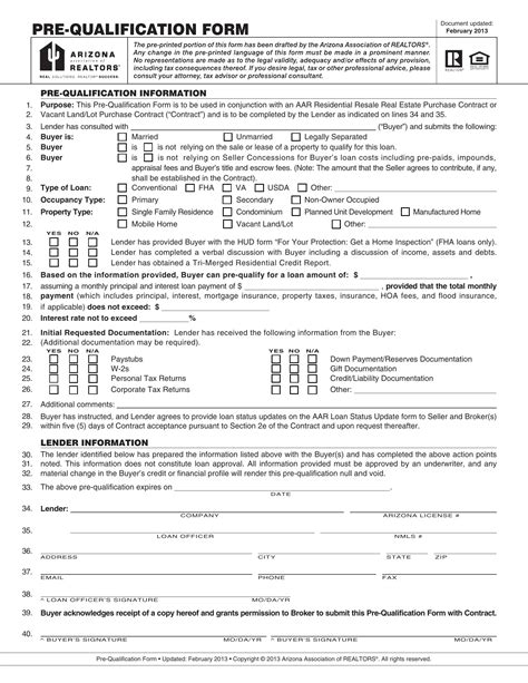 Aar Prequal Form: Simplify Your Lending Process