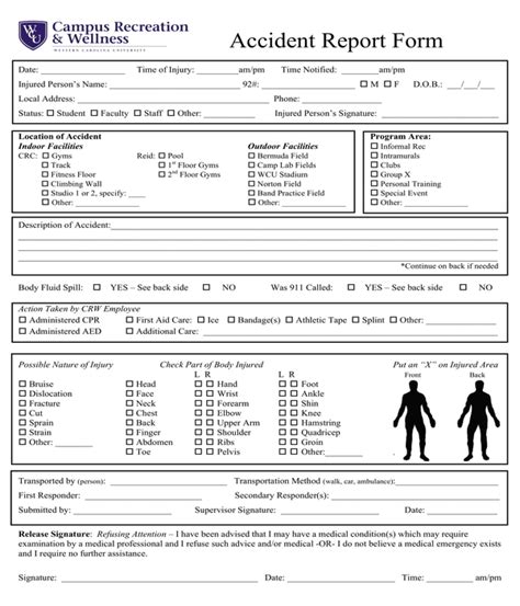 Accident Report Sample Form With Answers On Brainly