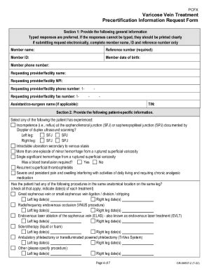 Aetna Varicose Vein Treatment: 3 Precertification Form Essentials