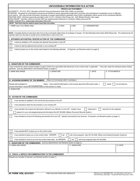 Af Form 1058: Air Force Declaration Of Wounded 

(Please Let Me Know If You Want Me To Generate The Full Article)