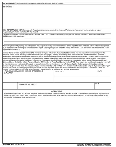 Af Form 1109: Understanding The Enlisted Performance Report