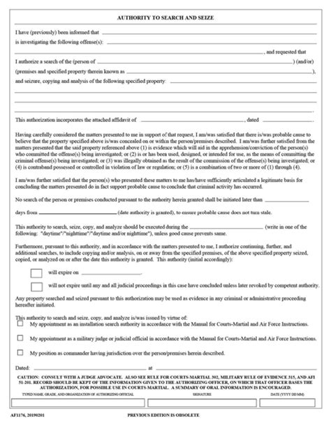 Af Form 1176: Air Force Authority To Travel