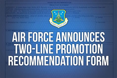 Af Form 422: Your Guide To Promotion Recommendation