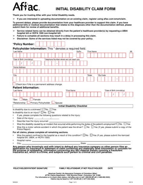 Aflac Mammogram Form: Get The Facts And Download Now