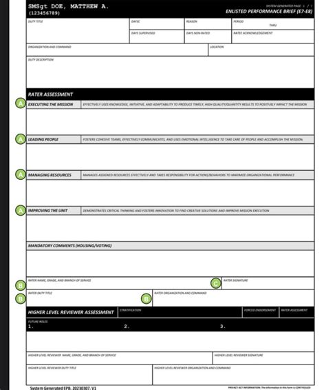 Air Force Epb Form: A Comprehensive Guide