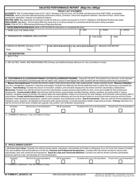 Air Force Form 911: Your Guide To Reporting Hazards