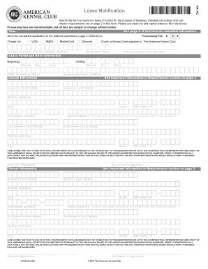 Akc Lease Form: Everything You Need To Know