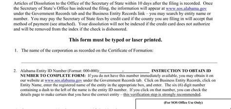 Alabama Business Dissolution Form: A Step-By-Step Guide