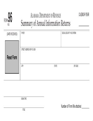 Alabama Form 96: Understand And File With Ease