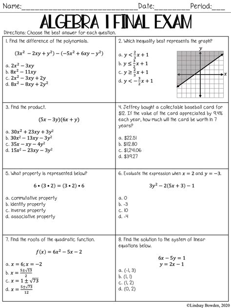 Algebra 1 Answer Key: 5 Essential Study Resources