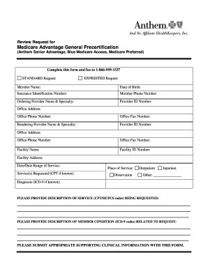 Anthem 151 Form: A Comprehensive Guide