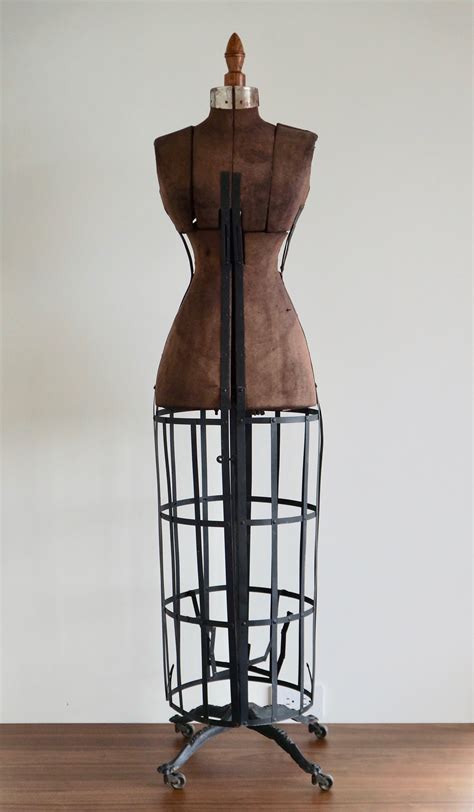 Antique Dress Form With Cage: A Collectors Treasure