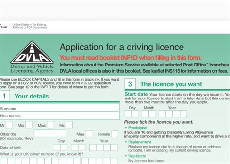 Apply For A D1 Form From Dvla Made Easy