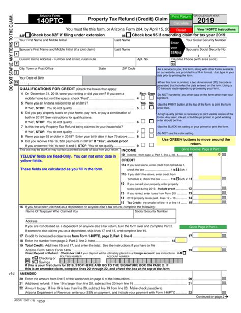 Arizona Form 140ptc: 5 Key Things To Know