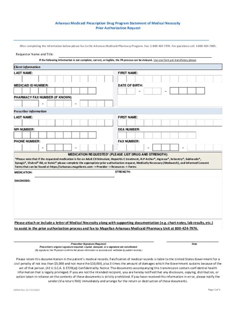 Arkansas Medicaid Prior Authorization Form Guide