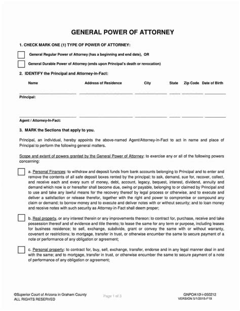 Arkansas Printable Power Of Attorney Form