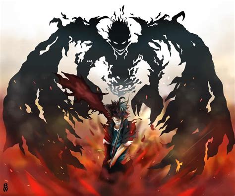 Asta Demon Form Wallpaper: Dark Fantasy Anime Inspiration