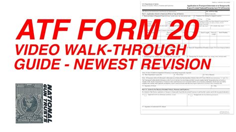 Atf Form 5320.20: A Step-By-Step Filing Guide