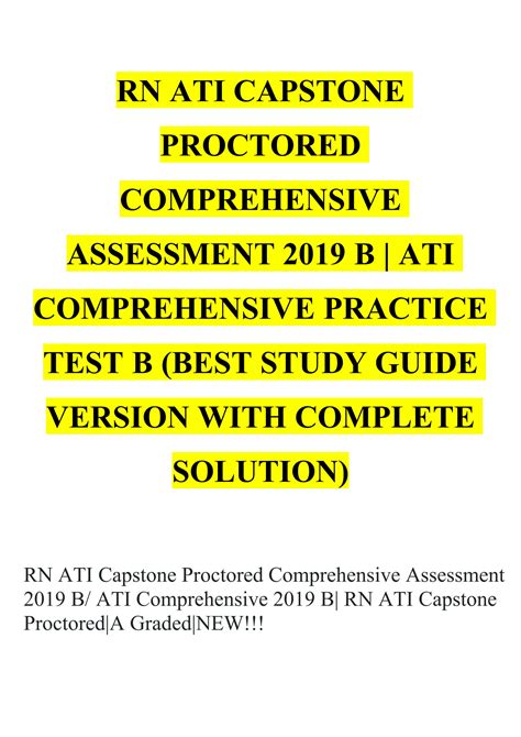 Ati Capstone Comprehensive Form A: Nursing Practice Insights