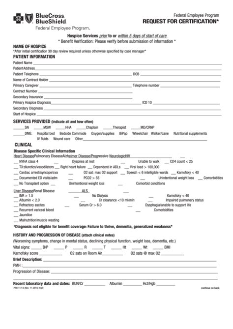 Bcbs Fep Prior Authorization Form Guide