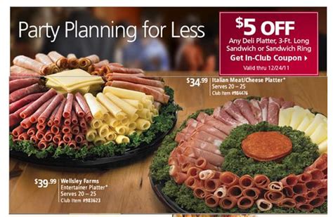 Bjs Party Platters: 5 Easy Ordering Steps