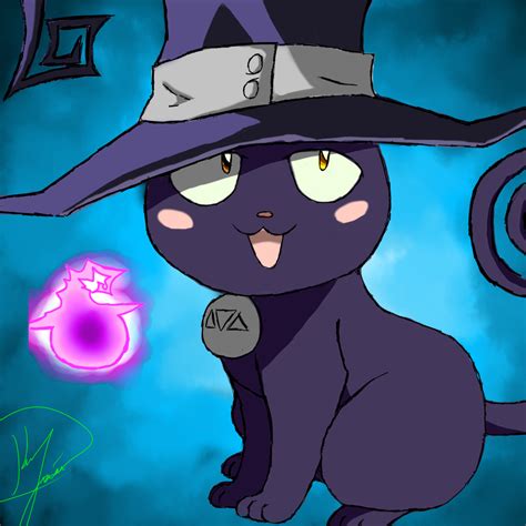 Blairs Feline Form In Soul Eater