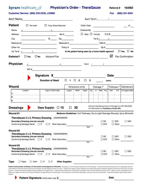 Byram Healthcare Fax Order Form Made Easy