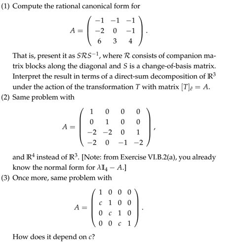 Calculate Matrices Easily: 5 Ways To Use Rational Canonical Form