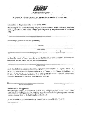 California Dmv Registration Fee Waiver Form Guide