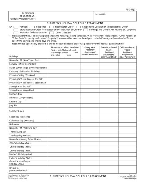 California Form Fl-341(C): Declaration Of Disclosure