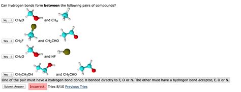 Can Ch4 Form Hydrogen Bonds