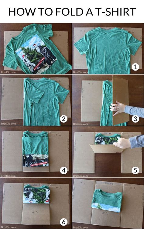 Cardboard T Shirt Forms For Easy Folding And Storage