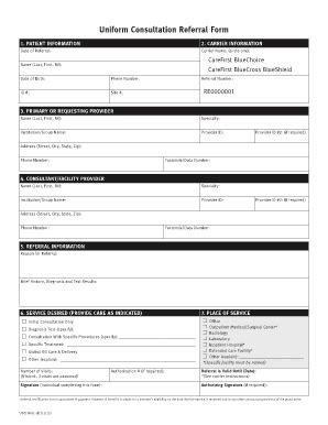 Carefirst Referral Form: A Step-By-Step Filling Guide